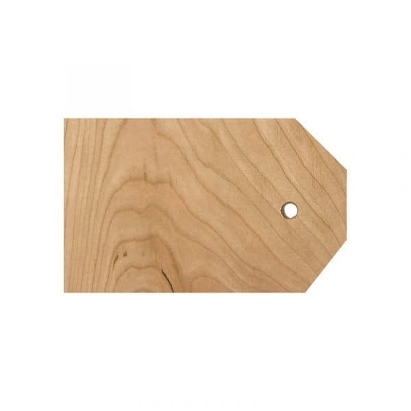 Wood gift tag